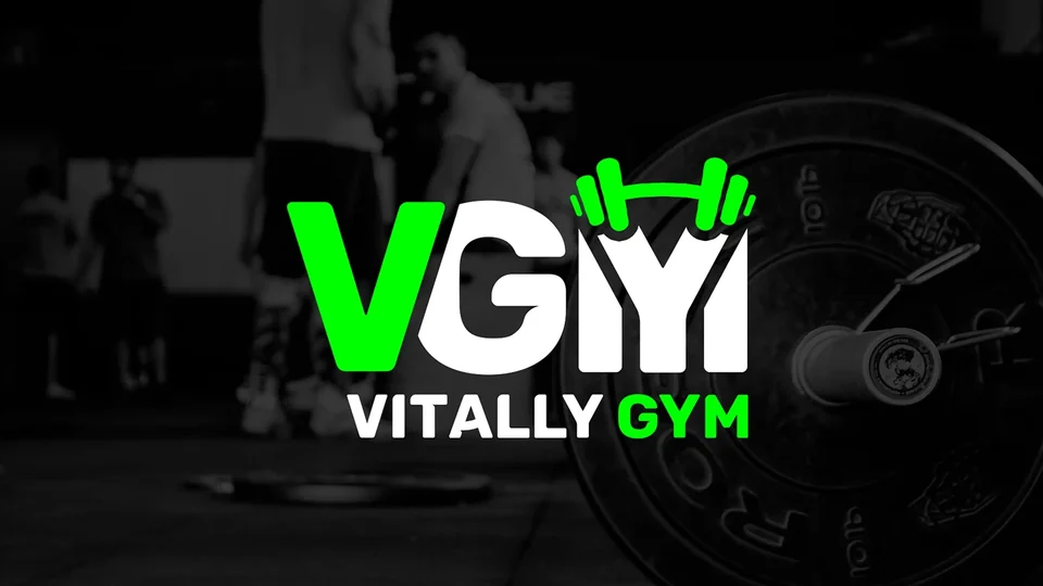 Criação de logo de Vitally Gym desenvolvida pela Agência TAF